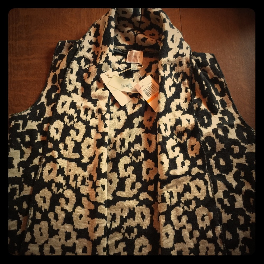 Cupid Vest leopard.  Brand new with Tags.